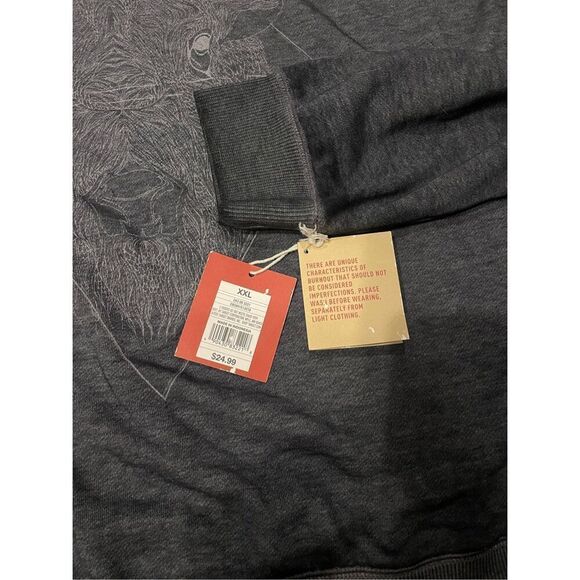 Mossimo XXL Men’s Gray Soft Sweatshirt New - Picture 4 of 4